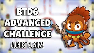 BTD6 Advanced Challenge Round 45 Looks Easy But August 4 2024 [upl. by Mildred364]