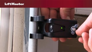 How to Align the Safety Reversing Sensors on Your LiftMaster Garage Door Opener [upl. by Atcele248]