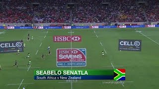 Speedster Senatlas sensational try in final v All Blacks Sevens [upl. by Richy]