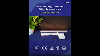 Dimming amp Wiring Demonstration of Lifud Constant Voltage Triac Dimmable LED Driver LFGAT150 [upl. by Corina]