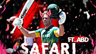 Serena Safari ft AB De Villiers ▶️ Beat Sync Edit  tmpabd17 ▶️ ABD  Mr360 [upl. by Ecila432]