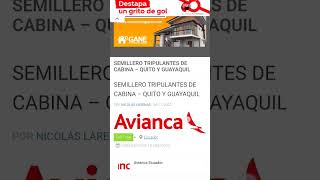 ¿Quieres ser tripulante de cabina Un nuevo llamado ahora de Avianca para base Quito y Guayaquil [upl. by Yelsnik]