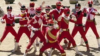 Forever Red Rangers Morphs  Wild Force  Power Rangers Official [upl. by Macdougall]