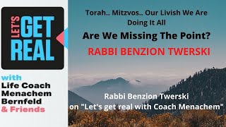 Were Doing it All But Are We Missing The Point Rabbi Benzion Twerski [upl. by Coreen290]