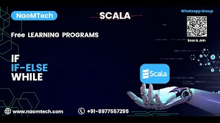 7Scala Tutorial for Beginners  If  Ifelse  While [upl. by Ahsatel129]