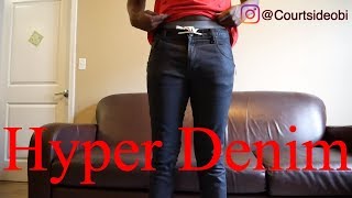 My New Favorite Denim Coated Waxed Slim Jeans HYPER DENIM 48 [upl. by Albright]