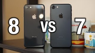 iPhone 8 vs iPhone 7  Differences that matter  Pocketnow [upl. by Jackelyn950]