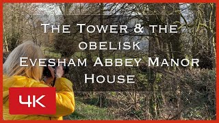 The Tower amp the Obelisk at Evesham Abbey Manor House the site of the mediaeval Battle of Evesham [upl. by Colley]