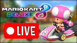 LIVE Playing Mario Kart 8 Deluxe with Viewers [upl. by Acie]