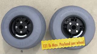 Heavy Duty 9 Inch Kahuna Beach Wheels [upl. by Bunow957]