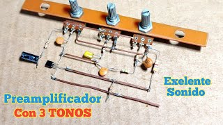 Preamplificador Con 3 TONOS Exelente Sonido [upl. by Henryetta]