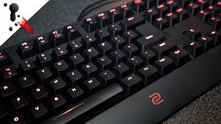 BenQ Zowie Celeritas II Optical Switch Keyboard Review with sound test [upl. by Lustick]