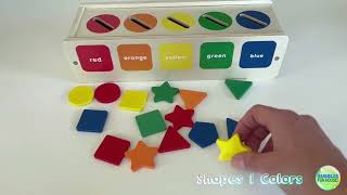 BEST LEARN  SHAPES AND COLORS [upl. by Azrim]