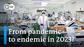 Could the COVID19 pandemic end in 2023  DW News [upl. by Anasus]