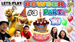 Lets Play MARIO PARTY 10 Bowser Party in Mushroom Park FGTEEV 5 Player FAMILY GAMEPLAY Part 3 [upl. by Tobias]