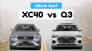 Volvo XC40 2023 vs Audi Q3 2023 Which Wins [upl. by Nobie]