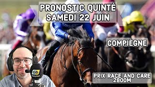 🔴 Pronostic Quinté  Super Top5 Samedi 22 Juin 2024 Compiègne 🔴 Prix Race and Care [upl. by Mcnalley658]