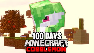 I Spent 100 DAYS in SKYBLOCK POKEMON Against My Rival Minecraft Cobblemon [upl. by Dody]