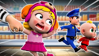 Super Police Rescue Baby 👮🚨🚔  Baby Police Song 👮  More Funny Nursery Rhymes For Kids [upl. by Howard]