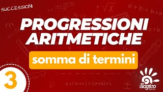 Progressioni aritmetiche  somma dei primi n termini consecutivi  3 [upl. by Ahsiakal]