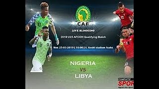 Nigeria vs Libya Live  AFCON 2025 Qualifiers [upl. by Freedman]