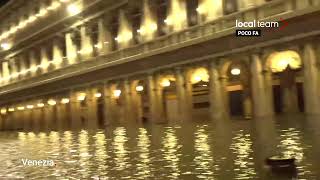 LIVE Acqua alta storica a Venezia diretta video [upl. by Sheridan]