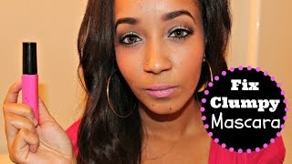 Makeup Trick Monday How to Fix Clumpy Mascara [upl. by Hephzibah]