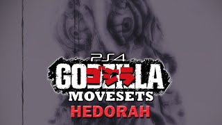 HEDORAH Moveset  Godzilla The Game PS4 [upl. by Cinda310]