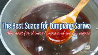 How to Make Lumpiang Sariwa Sauce Mhans Lutong Pinoy Recipe [upl. by Notaes915]