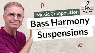 Using Suspensions to Harmonize a Descending Bass  Music Composition [upl. by Cony983]