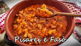 PISAREI E FASO La ricetta piacentina  Ricette delle nonne [upl. by Lori]