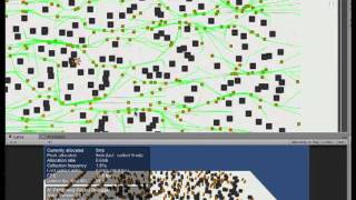 A Pathfinding Project 30 Stress Test 600 Agents [upl. by Alema]