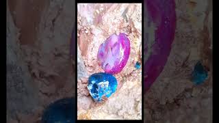 Digging stone and crystal quartz gemstone quartzlover crystal satisfying crystalstone stone [upl. by Rose947]