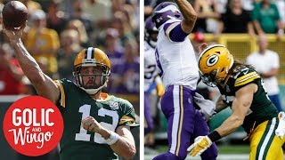 NFL Week 2 breakdown Green Bay Packers tie with the Minnesota Vikings  Golic amp Wingo  ESPN [upl. by Irik]