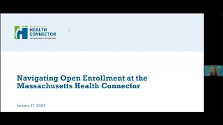 Navigating Open Enrollment at the Massachusetts Health Connector 1172024 [upl. by Aik]