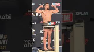 🇦🇺💪🏼 ROBERT WHITTAKER OFFICIAL WEIGH IN UFC 308 [upl. by Vanthe126]