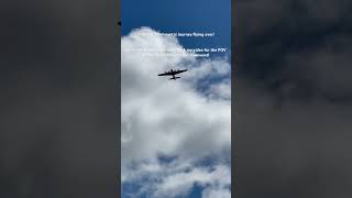 B17G Flying Fortress Sentimental Journey Fly Over boeing b17flyingfortress flyover ww2 B17G [upl. by Folly]