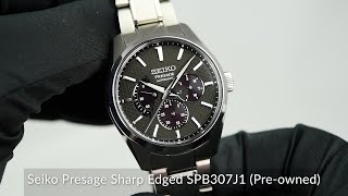 Seiko Presage Sharp Edged SPB307J1 Preowned [upl. by Frieda]