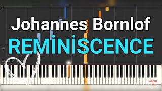 Johannes Bornlof Reminiscence anımsama Piano Relaxing Synthesia Piano Tutorial [upl. by Rosita]