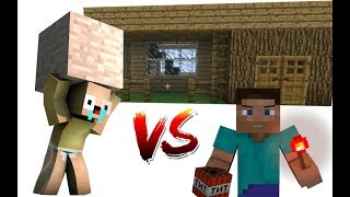 ZENGİN VS FAKİR HAYATI 1  Minecraft [upl. by Etteve]