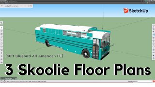 Skoolie Floor Plans and Layouts [upl. by Ahsiener69]