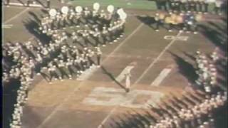 Michigan Marching Band 1972 Rose Bowl Halftime [upl. by Goetz]