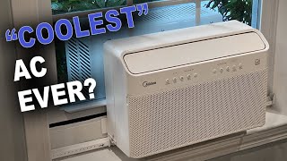 Midea 8000 BTU U Smart Inverter Window AC Installation and Review [upl. by Enyluqcaj]