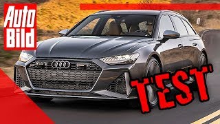 Audi RS 6 Avant 2019 Test  Fahrbericht  Motor  Kombi  Infos [upl. by Oirom]