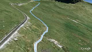 Llanberis Path  Ascending Snowdon aerial fly through [upl. by Akima]