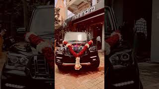 Mahindra Scorpio 11 delivery black scorpio car newfeaturesreels [upl. by Stout432]