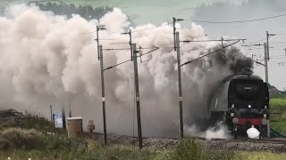 34067 Tangmere Thundering up Shap amp gliding across Arnside viaduct [upl. by Mota758]