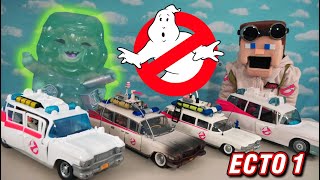 HUGE Ghostbusters Ecto1 Afterlife Movie TOYS amp Vehicles Hasbro figured wMuncher [upl. by Adrien565]