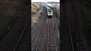 ScotRail HST approaching Aberdeen from Perth shorts train class43 hst britishrail subscribe [upl. by Nnylf]