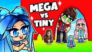 MEGA vs TINY in Roblox [upl. by Tildy714]